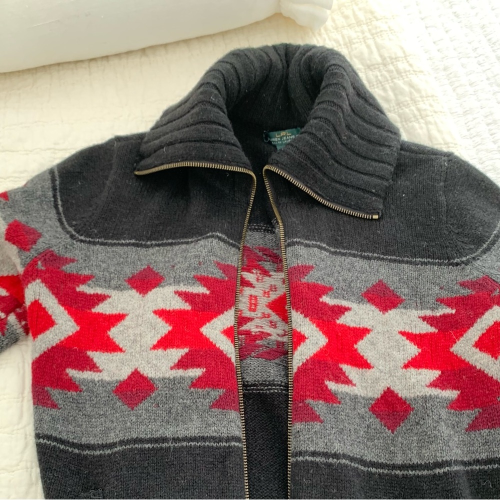 womenswear navaho zip sweater